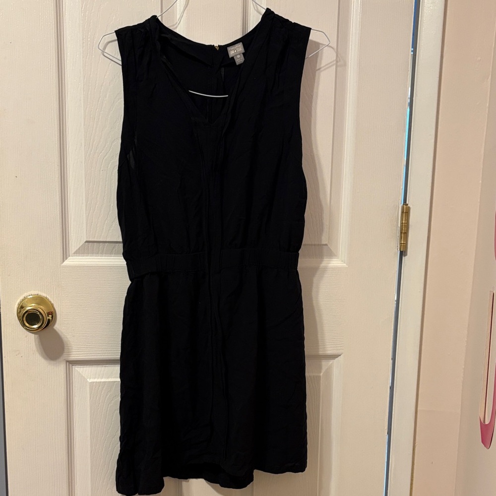 Converse Black Sleeveless Jumpsuit